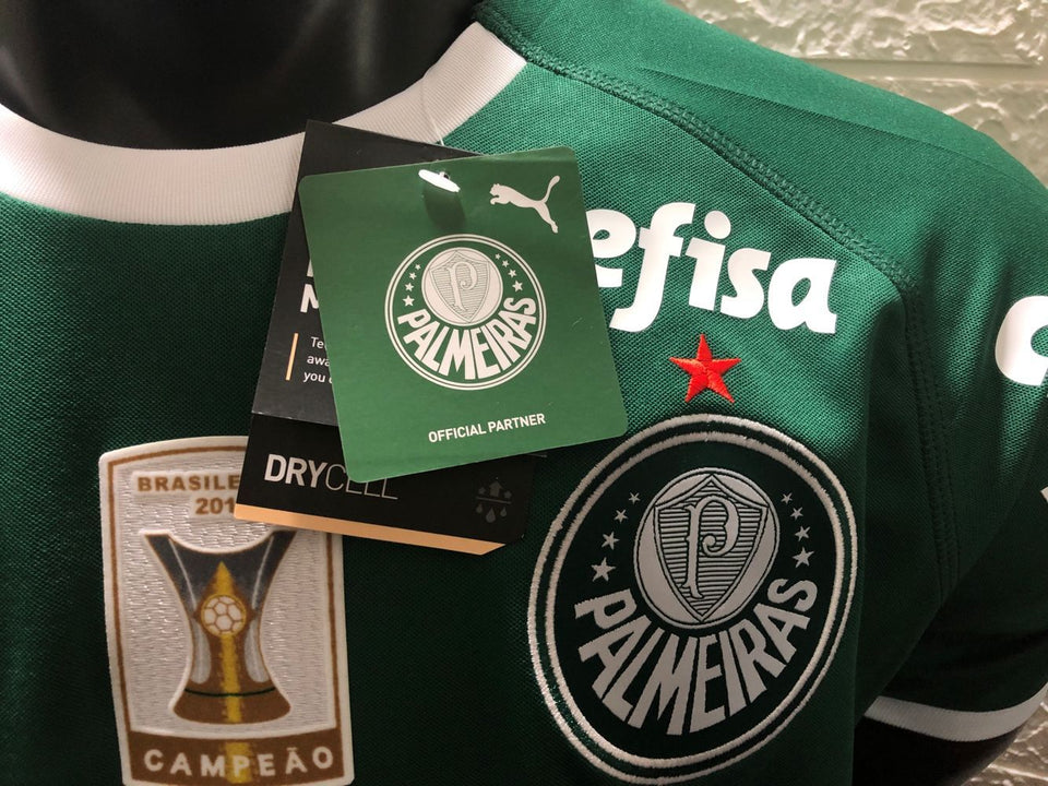 Camisa Puma do Palmeiras | Com patrocínios | 2019/2010
