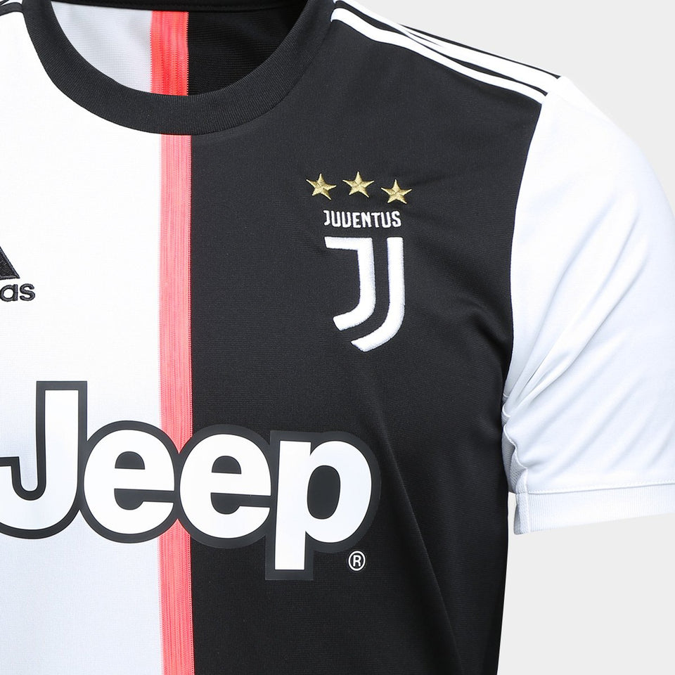 Camisa Juventus Home Torcedor Adidas Masculina - Preto e Branco