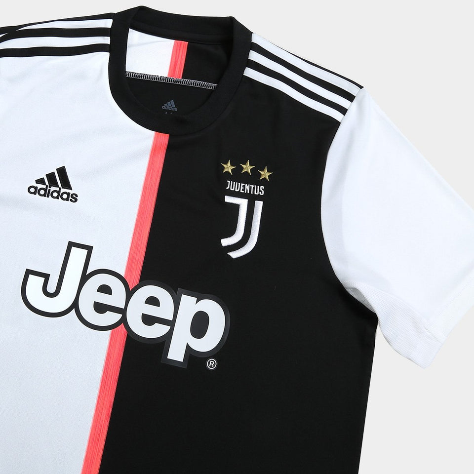 Camisa Juventus Home Torcedor Adidas Masculina - Preto e Branco