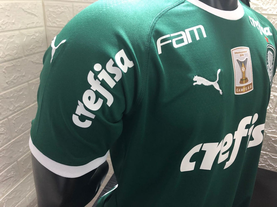 Camisa Puma do Palmeiras | Com patrocínios | 2019/2010